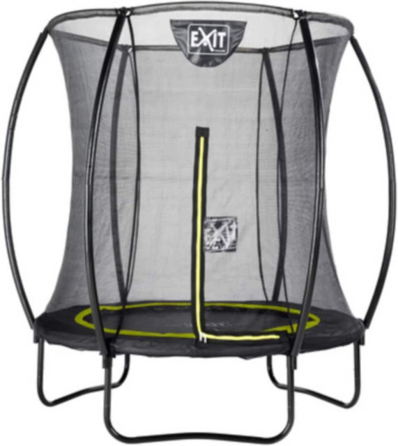 EXIT Silhouette Trampolin mit Sicherheitsnetz in Schwarz, Durchmesser: 183 cm - Bild 1