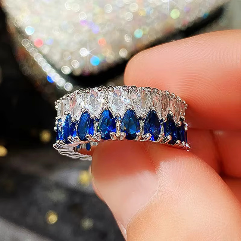 Huitan Ring, Silber, Zirkonia, Damen - Bild 3