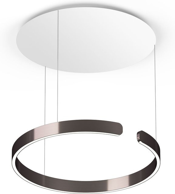 Occhio Mito sospeso 60 up LED-Pendelleuchte in Phantom-Weiß matt mit Occhio air Modul und x-tra warm LED (2200K - 3500K) für die Tischbeleuchtung - Bild 1