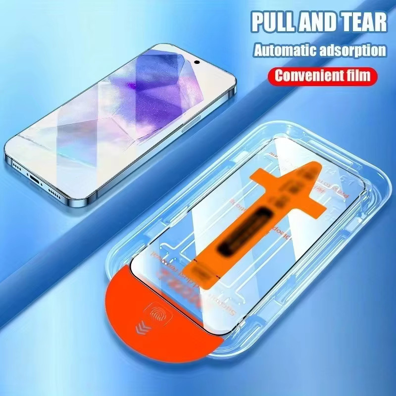 Displayschutz aus gehärtetem Glas mit oleophober Beschichtung für Samsung Galaxy S25 Ultra, S25 FE und S25 Plus, transparent, 1-5 Stück - Bild 2