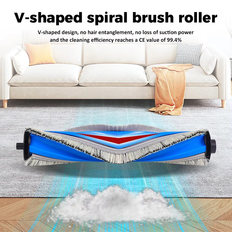 Ecovacs Ersatz-Hauptbürste in Blau für DEEBOT T30 Pro T30 Max T30S T30 Omni T30 Pro Omni T30S Combo Roboter-Staubsauger - Bild 4