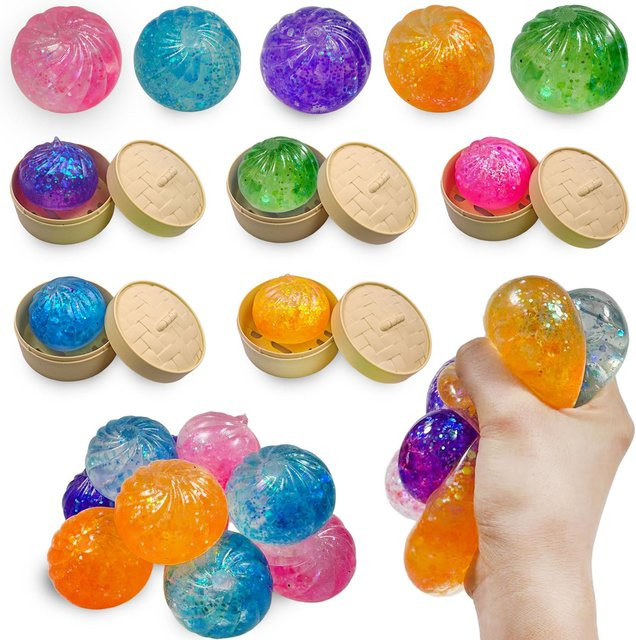 Topmix Brötchen Squishy Spielzeug, 18-teiliges Set, orange - Bild 1