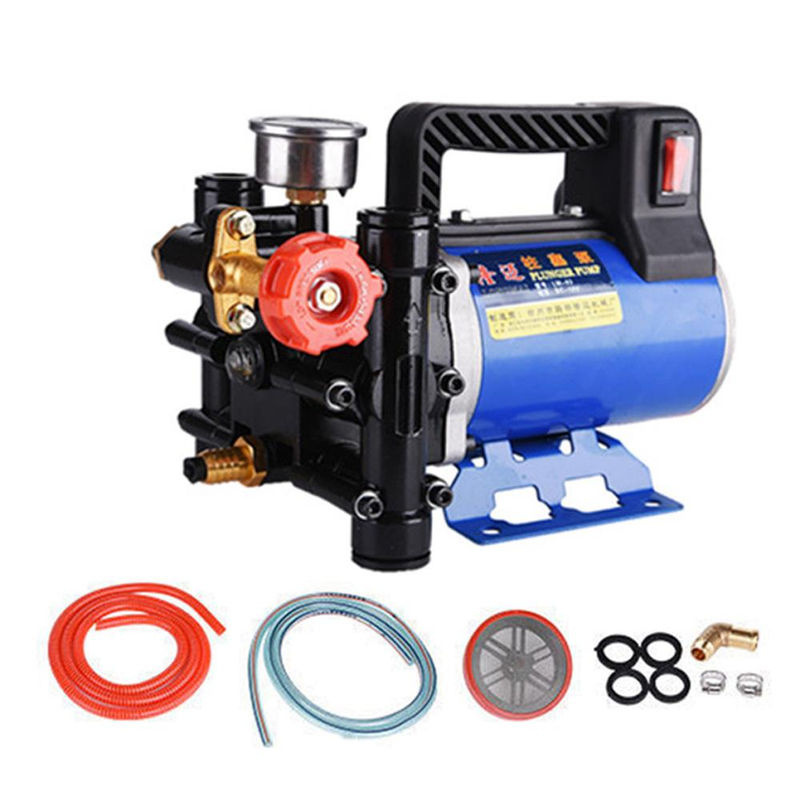 Elektrische Doppelzylinder-Kolbenpumpe von TOMTOP JMS für Hochdruck-Gartensprühbewässerung und Autowaschanlagen, 48V, bunt - Bild 4