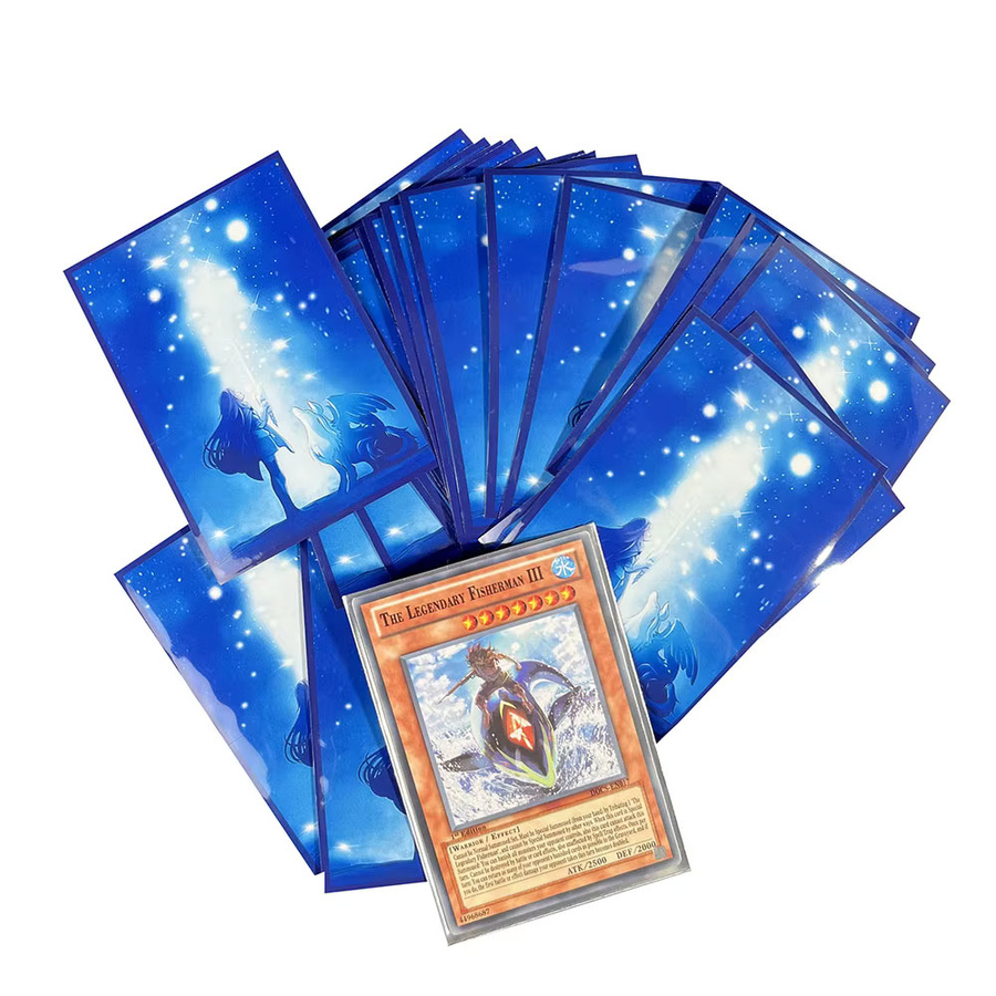 Vorinclex Yu-Gi-Oh! Kartenhüllen, 60-teiliges Set, Blau - Bild 1
