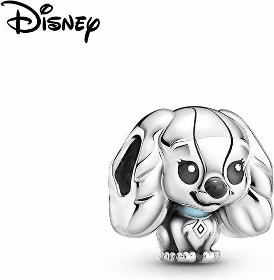 zjy8 Charm-Perle Donald Duck, 925 Silber, Damen, champagner - Bild 1