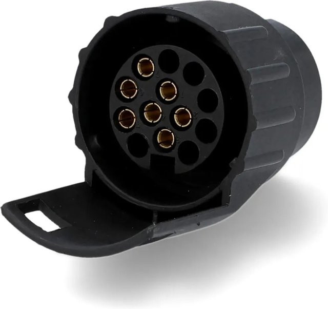 Unitec Kurzadapter 7 auf 13 polig 12 V in Schwarz - Bild 1