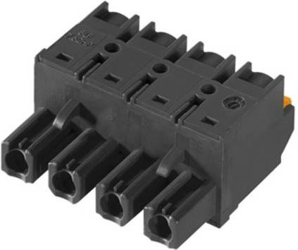 Weidmüller Buchsengehäuse-Kabel BL Schwarz, 24 Stück, 10 Polzahl, Rastermaß: 7.62 mm - Bild 1