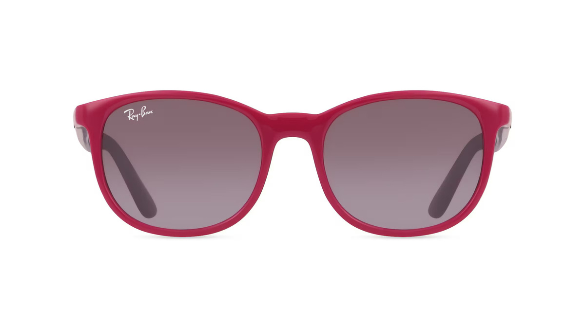 Ray-Ban 0RJ9079S Kinder-Sonnenbrille, Vollrand, quadratisch, Kunststoff, pink - Bild 1