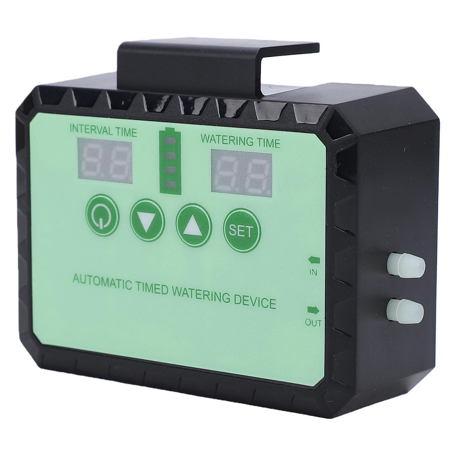 KaiSai Solar Automatisches Tropfbewässerungssystem mit Timer für Garten und Pflanzen Innen und Außen inklusive Düsen und Regenwassersammler Kit - Bild 6