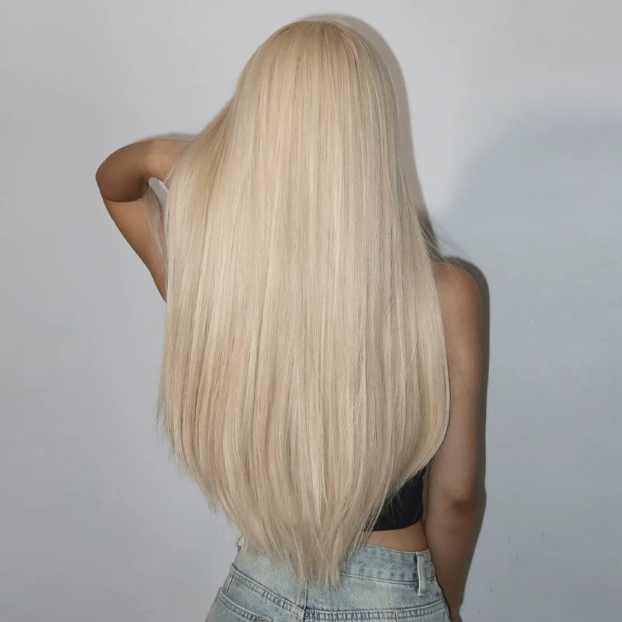 HENRY MARGU Ombre Blonde Synthetische Perücke, Lange, Gerade, Damen - Bild 3