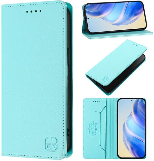 HMD Skyline Wallet Slot Case Magnetische Schutzhülle in Türkis für HMD Skyline, Pulse Pro und Fusion - Bild 1