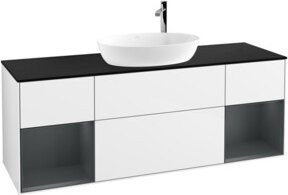 V&B Waschtischunterschrank Finion in Weiß lackiert, Breite: 160 cm, Tiefe: 50,1 cm, Höhe: 50,1 cm - Bild 1