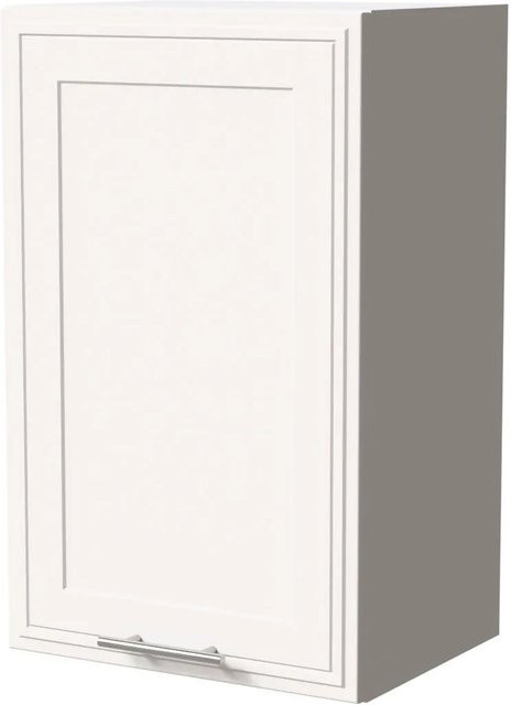 Feldmann-Wohnen Hängeschrank Salo Weiß Matt mit Kassettenoptik, B/T/H: 45 x 32,5 x 72 cm - Bild 1