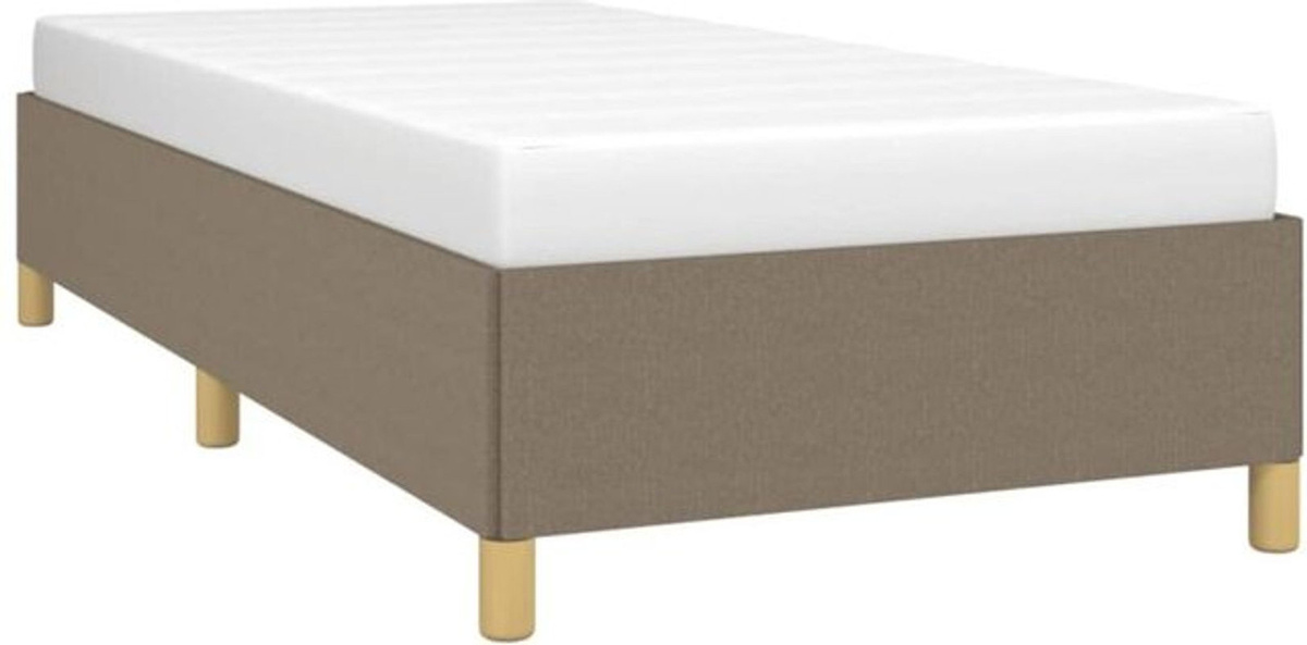 Polsterbett vidaxl in Taupe meliert aus Stoff und Holzwerkstoff, B/T/H: 80 x 200 cm - Bild 1
