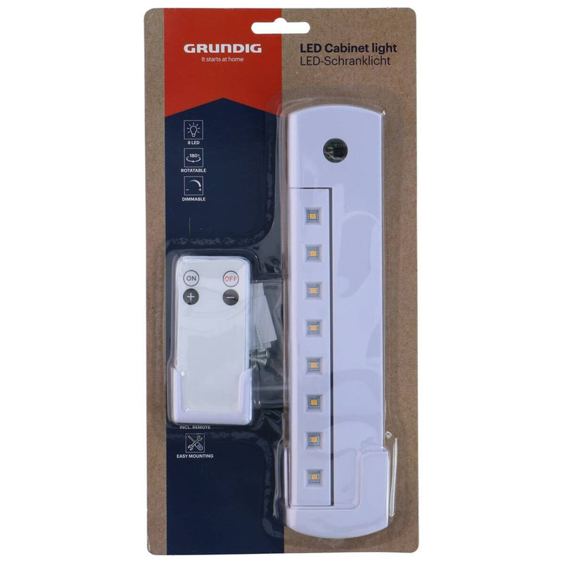 Grundig LED-Schrankleuchte in Weiß, Höhe: 23 cm, Länge: 5 cm - Bild 2