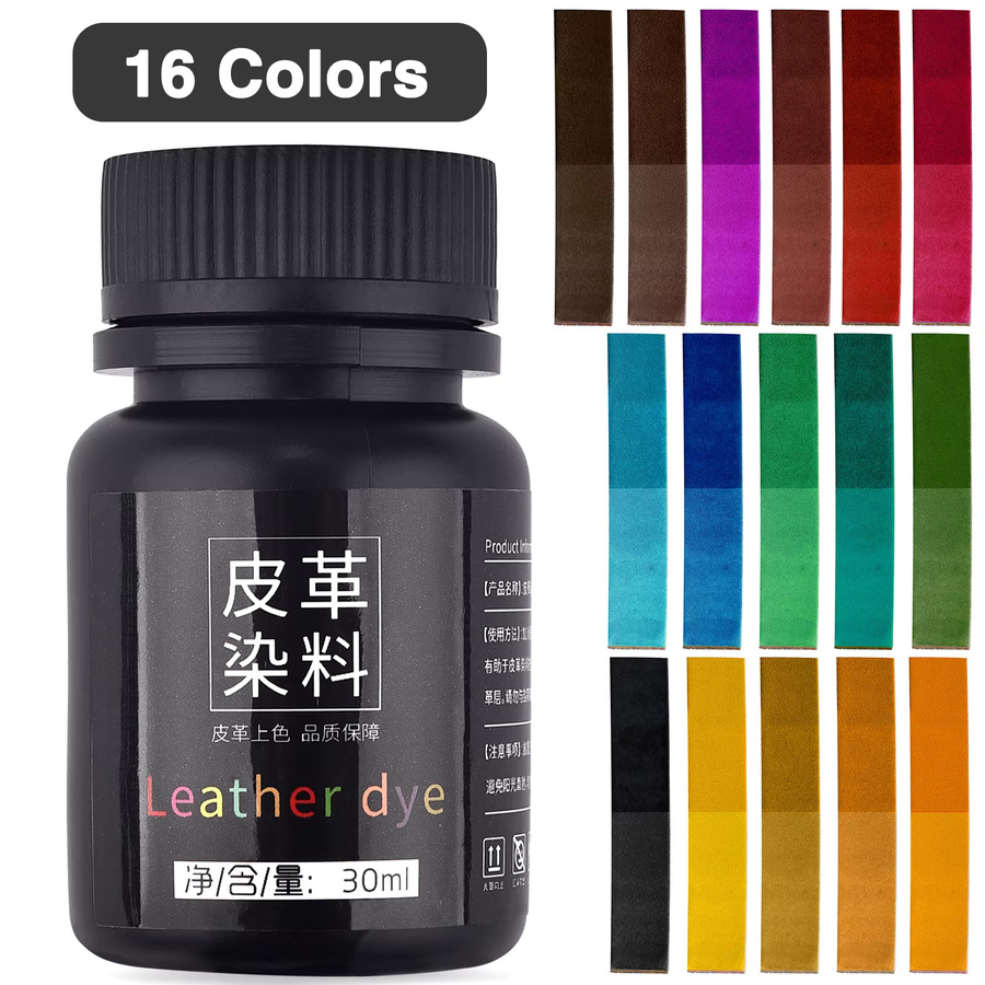 Lederfarbstoff in Multicolour für handgefertigte Lederwaren und Schnitzmaterial, 30 ml - Bild 6