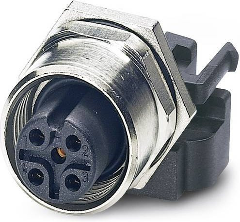 Phoenix Contact 1694237 Sensor-Aktor-Einbausteckverbinder M12 Buchse, 5-polig, Farbe: Silber, Schraubanschluss - Bild 1