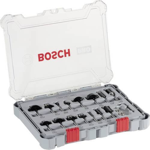 Bosch Fräser-Set 15-teilig mit 6-mm-Schaft - Bild 1