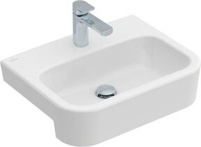 Villeroy & Boch Vorbauwaschtisch Architectura aus Keramik in Weiß, B/T: 55 x 43 cm - Bild 1