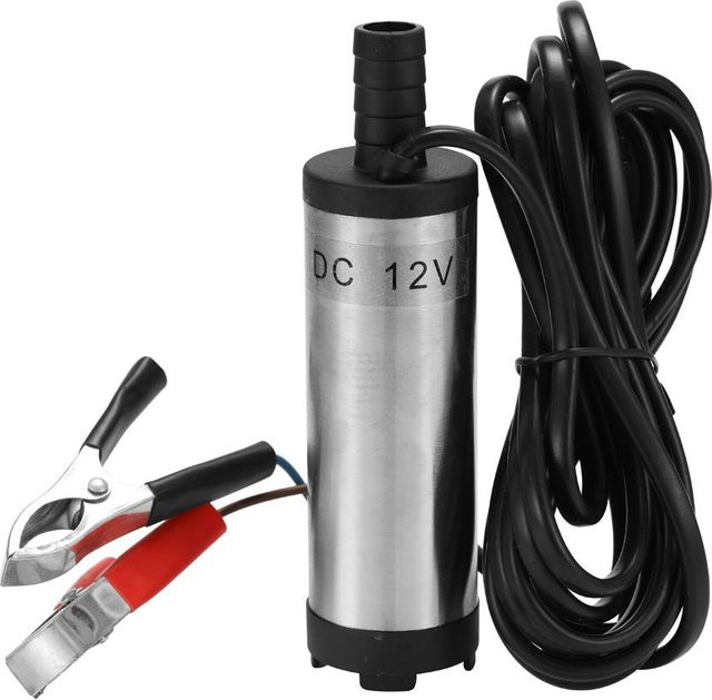 DIYelecs Elektrische DC 12 V Tauchpumpe aus Edelstahl in Silber für Wasser, Diesel, Öl und Kerosin - Bild 1