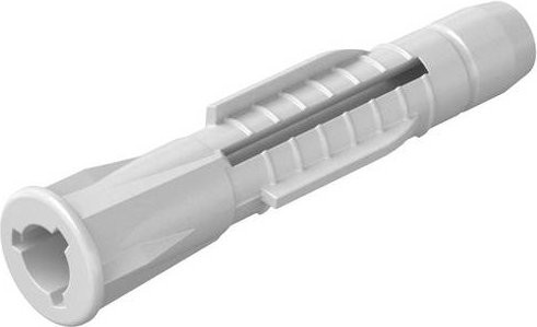 OBO Bettermann Universaldübel aus Nylon in Grau, 6 mm, 100 Stück - Bild 1