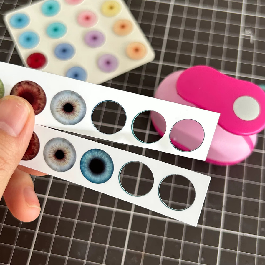 TIANMENG Blythe Glass Eye Chip Kreisschneider, 14mm Presswerkzeug für Puppenaugen - Bild 2