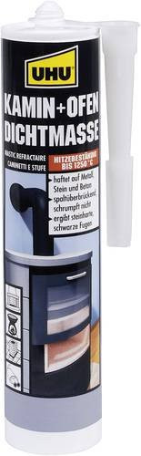 UHU Kamin und Ofen Dichtmasse hitzebeständiges Silikon 530 g - Bild 1
