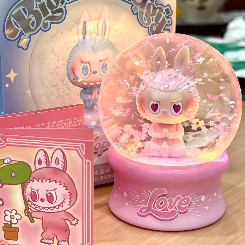 Pop Mart The Monsters Labubu V3 Big Into Energy Series, Kristallkugel Blind Box Mystery Box - Bild 3