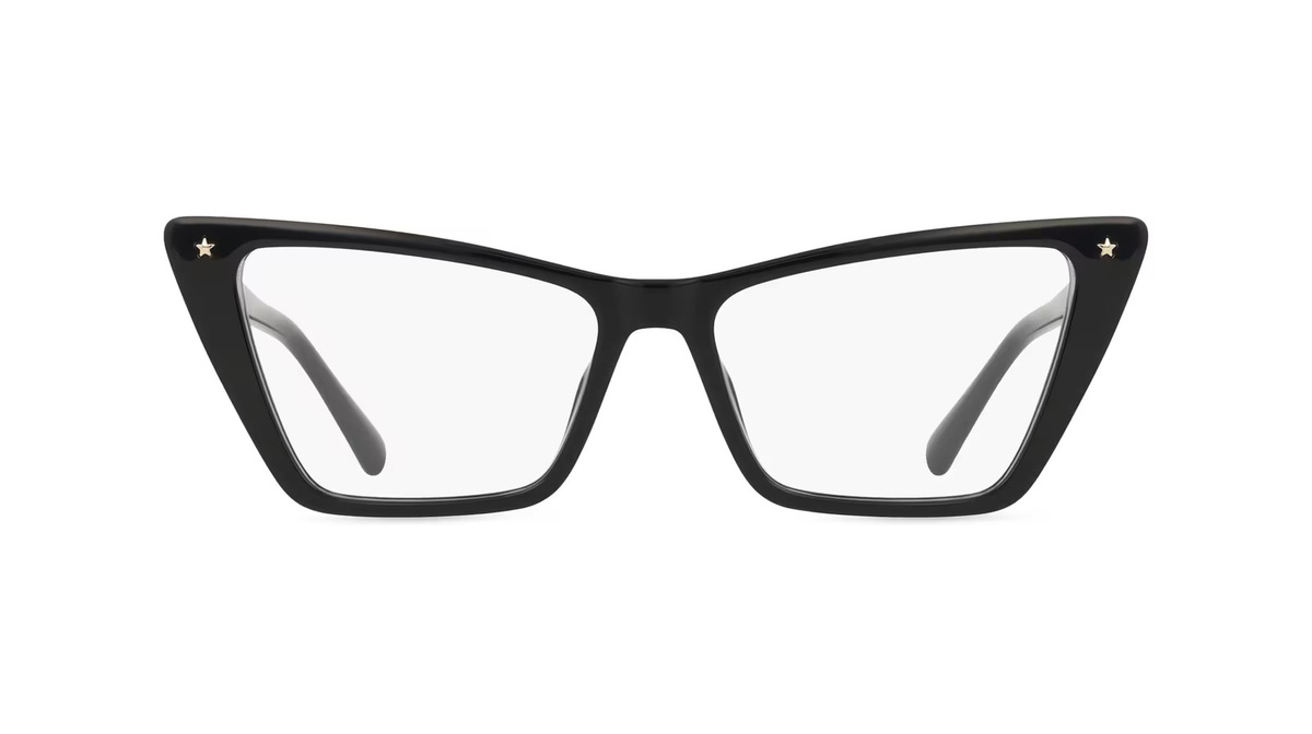 Chiara Ferragni CF 7035 Korrektionsbrille, Butterfly, Vollrand, Acetat, Schwarz, Damen - Bild 1