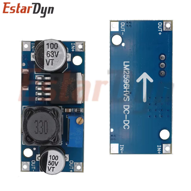 Estardyn LM2596HVS DC-DC Step Down Buck Converter Modul mit einstellbarer Spannung und Strombegrenzung, Blau - Bild 3