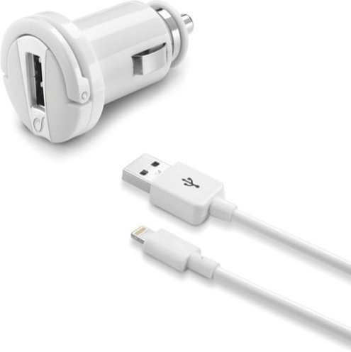 Apple KFZ-Ladegerät 36616 mit Lightning-Kabel in Weiß - Bild 1