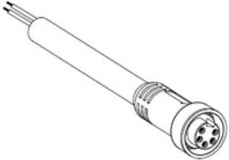 Molex 1300061309 Sensor-Aktor-Steckverbinder konfektioniert aus Kunststoff, 1 Stück - Bild 1