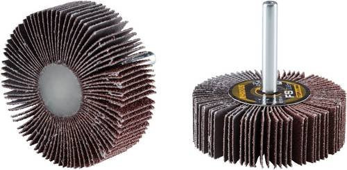 Rhodius Fächerschleifer für Metall, 10 Stück, Braun - Bild 1
