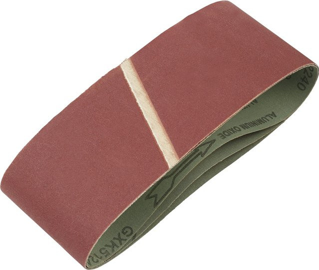 LUX-TOOLS Schleifband K240 für Holz und Metall, Breite: 7,5 cm, Länge: 45,7 cm - Bild 1
