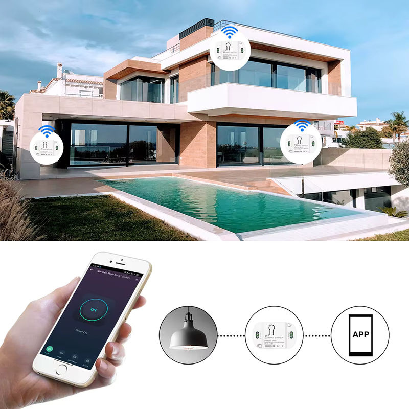 Tuya Smart Bluetooth/BLE Schalter Modul mit Relais für Licht und Lampen, 2,4G Drahtlose Fernbedienung und Timer für deine DIY Home Automation - Bild 4