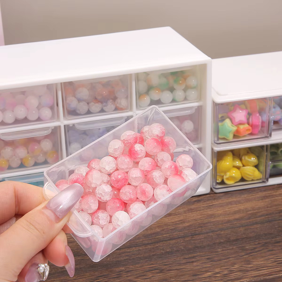 Beadia Desktop-Organizer mit mehreren Fächern aus Kunststoff für Kosmetik und Kleinteile - Bild 2