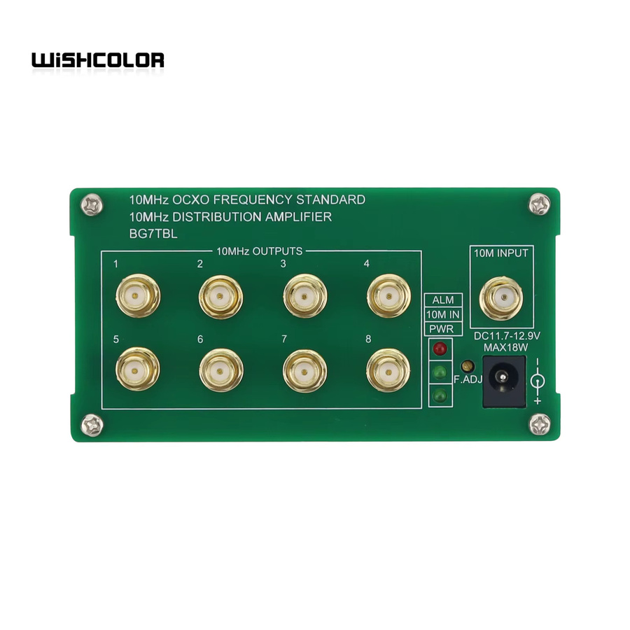 Wish color bg7tbl 8-Kanal Frequenzteiler und Ausgangsverteilungsverstärker 10MHz 0,1 Vpp-5Vpp in Silber - Bild 2