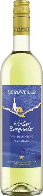 Nordweiler Weißwein Weißer Burgunder, Baden, lieblich, 2024, 0,75 l - Bild 1