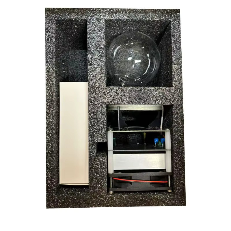 PWS Ionenring Elektrodenlose Ringentladungs-Xenonlampe in Schwarz mit transparentem Glas und Kunststoff-Tabletop-Design - Bild 3