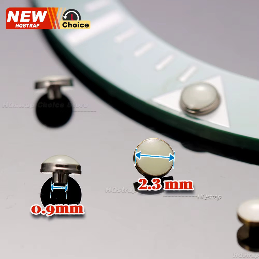 HQstrap Uhrenlünette, Blau-Grün, Leuchtende Perlen, Unisex - Bild 2