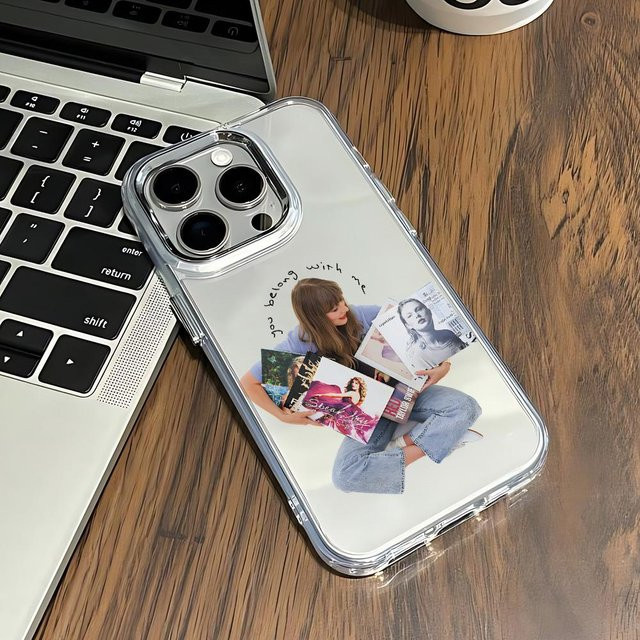 S-Swift Singer T-Taylor Handyhülle für iPhone 11 bis iPhone 17 Pro Max, Transparent - Bild 1