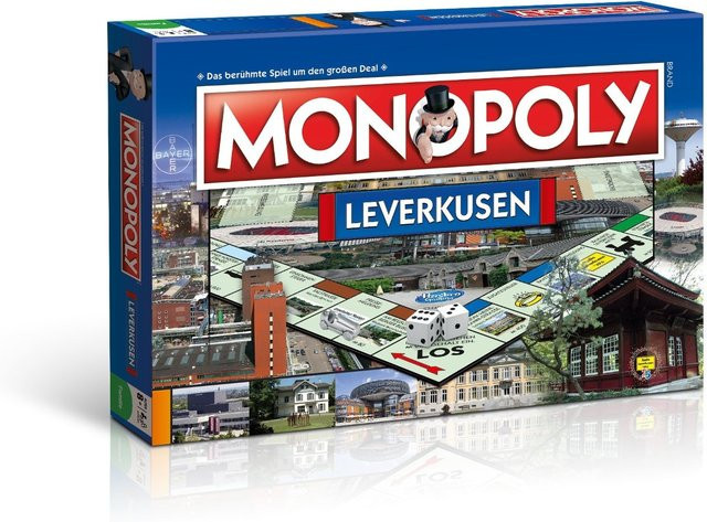 Winning Moves Monopoly Leverkusen Stadtedition City Edition, Brettspiel - Bild 1