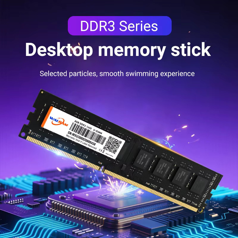 Walram DDR3 1600MHz PC3 RAM Arbeitsspeicher für Desktop PC, 8GB, 240Pin UDIMM, 1,5V, CL11 - Bild 2