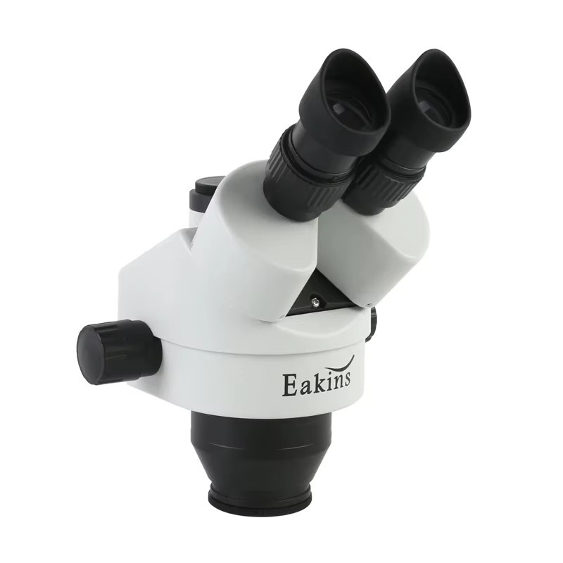 Eakins 7X-90X Simul-Focal Zoom Trinokular Stereo Mikroskop Set mit 4K HDMI USB Typ-C Kamera in Weiß für Industrie Video PCB Löten und Telefon Reparatur - Bild 1