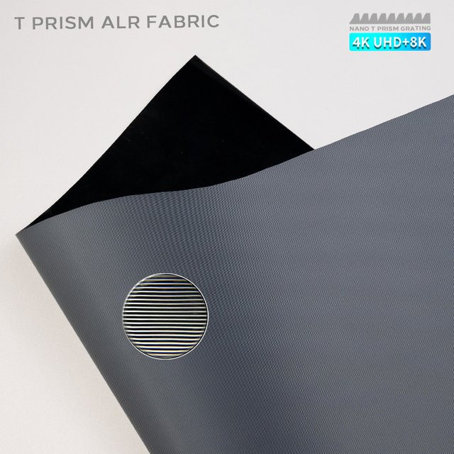 SCREENPRO ALR Projektionsleinwand ohne Rahmen mit T-Prism Umgebungslicht-abweisendem Gewebe für UST-Projektoren, 92-150 Zoll - Bild 1