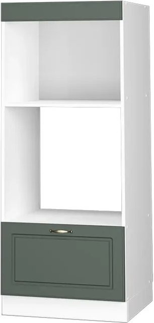 Vicco Mikrowellenschrank Fame-Line in Landhaus-Optik, Farbe Grün-Gold-Weiß, B: 60 cm, H: 58 cm, T: 44,23 cm - Bild 1