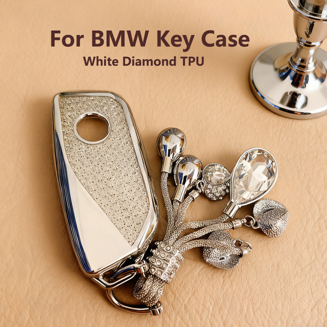ICAR Schlüsselanhänger Ring, White Diamond TPU, BMW - Bild 1