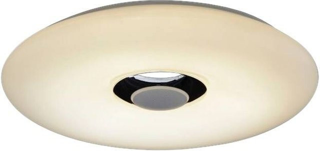 Näve LED-Deckenleuchte Nashville Weiß, rund, dimmbar mit Fernbedienung, H: 6 cm, D: 40 cm - Bild 2