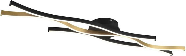 Trio LED-Deckenleuchte Blaze 1-flammig Messing Matt B: 107,5 cm, T: 18 cm - Bild 1