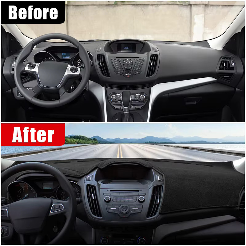 YaLumei Dashboard Abdeckung für Ford Kuga 2 MK2 Escape in Schwarz - Bild 3